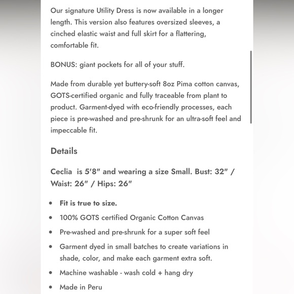 Noble Long Utility Dress - Picture 6 of 6